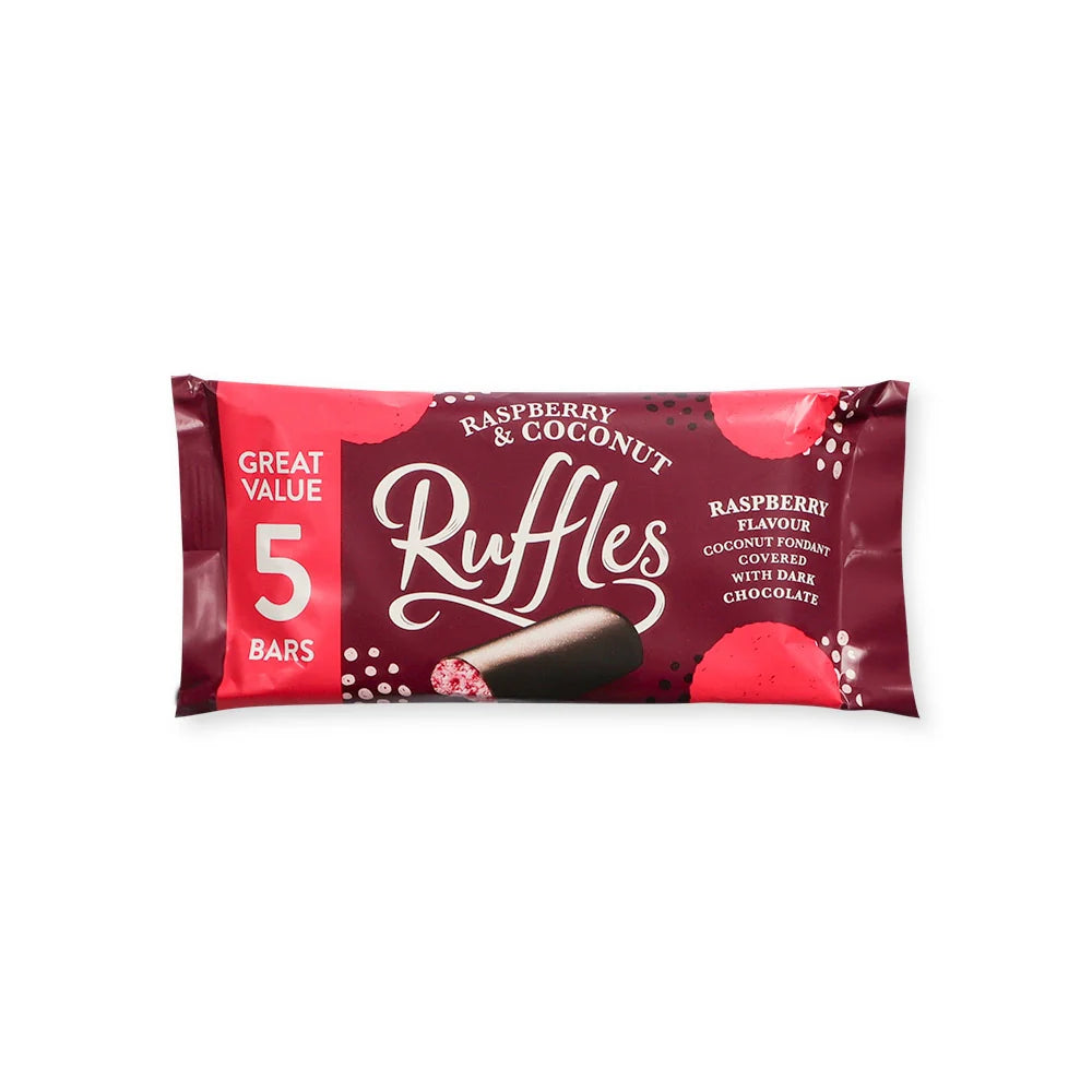 Ruffles Raspberry & Coconut 5-Pack Multipack (5 × 26g)