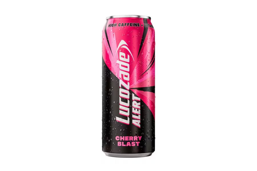 Lucozade Alert Cherry Can 330ml
