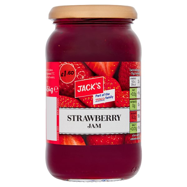 Jack Strawberry Jam 454g