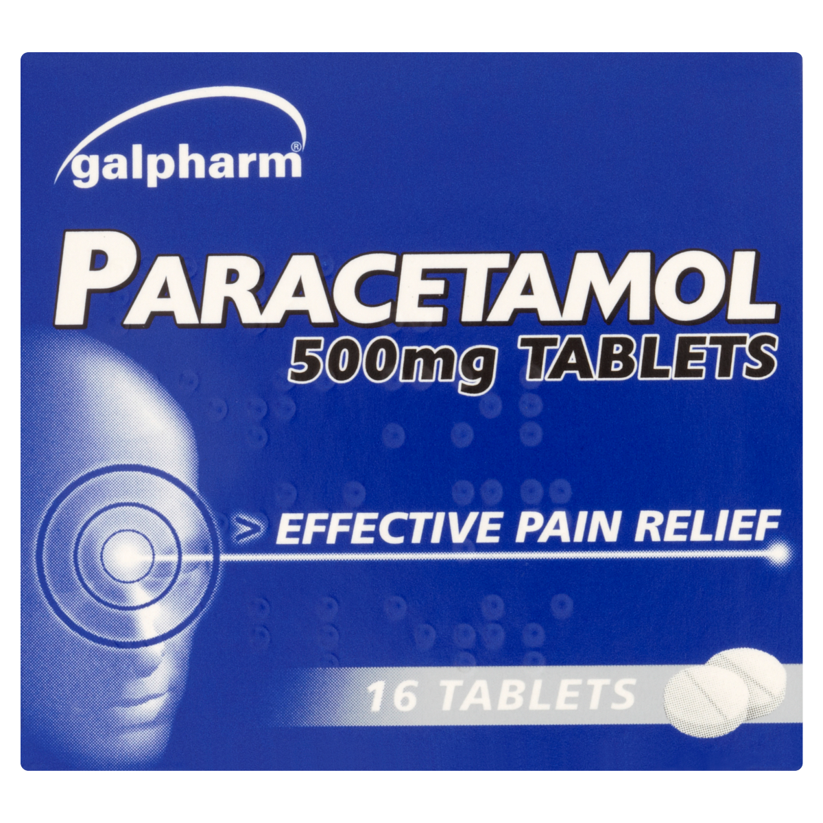 Galpharm Paracetamol (16x500mg Tablets)