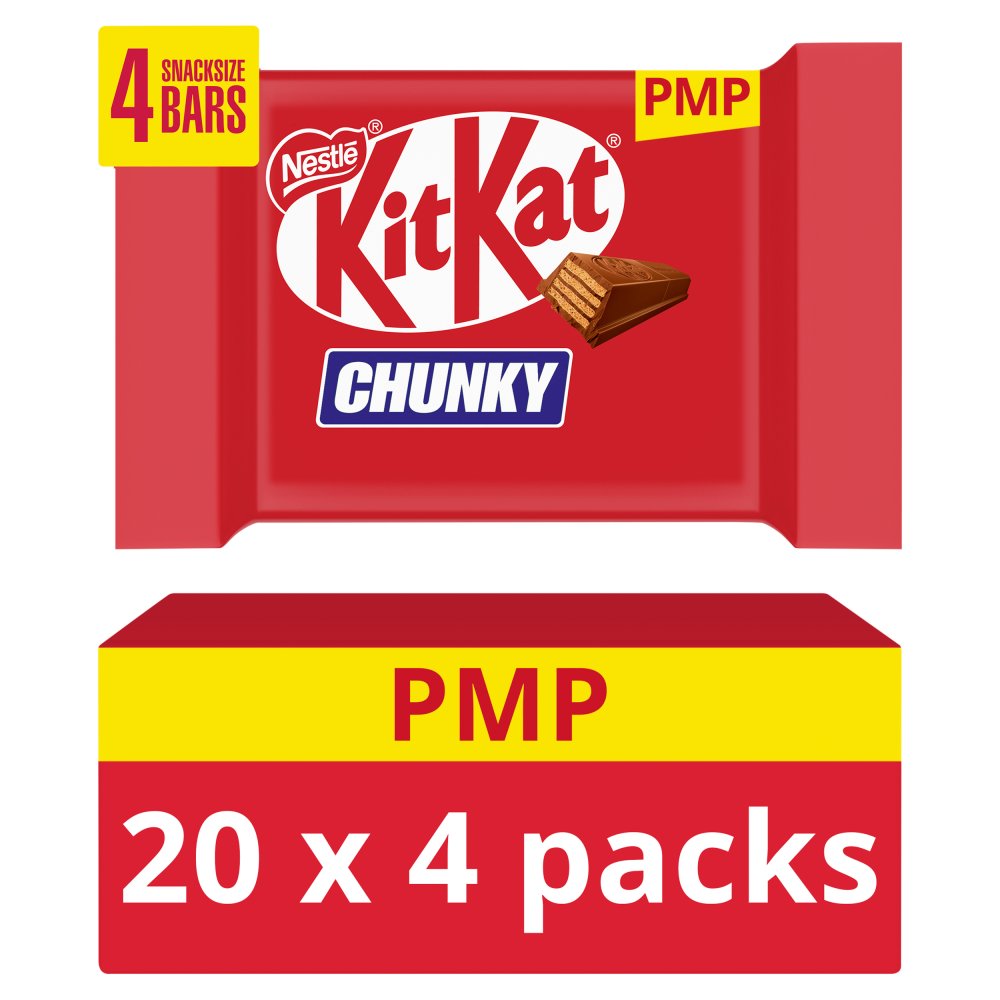 Nestlé KitKat Chunky 4-Pack Multipack 128g