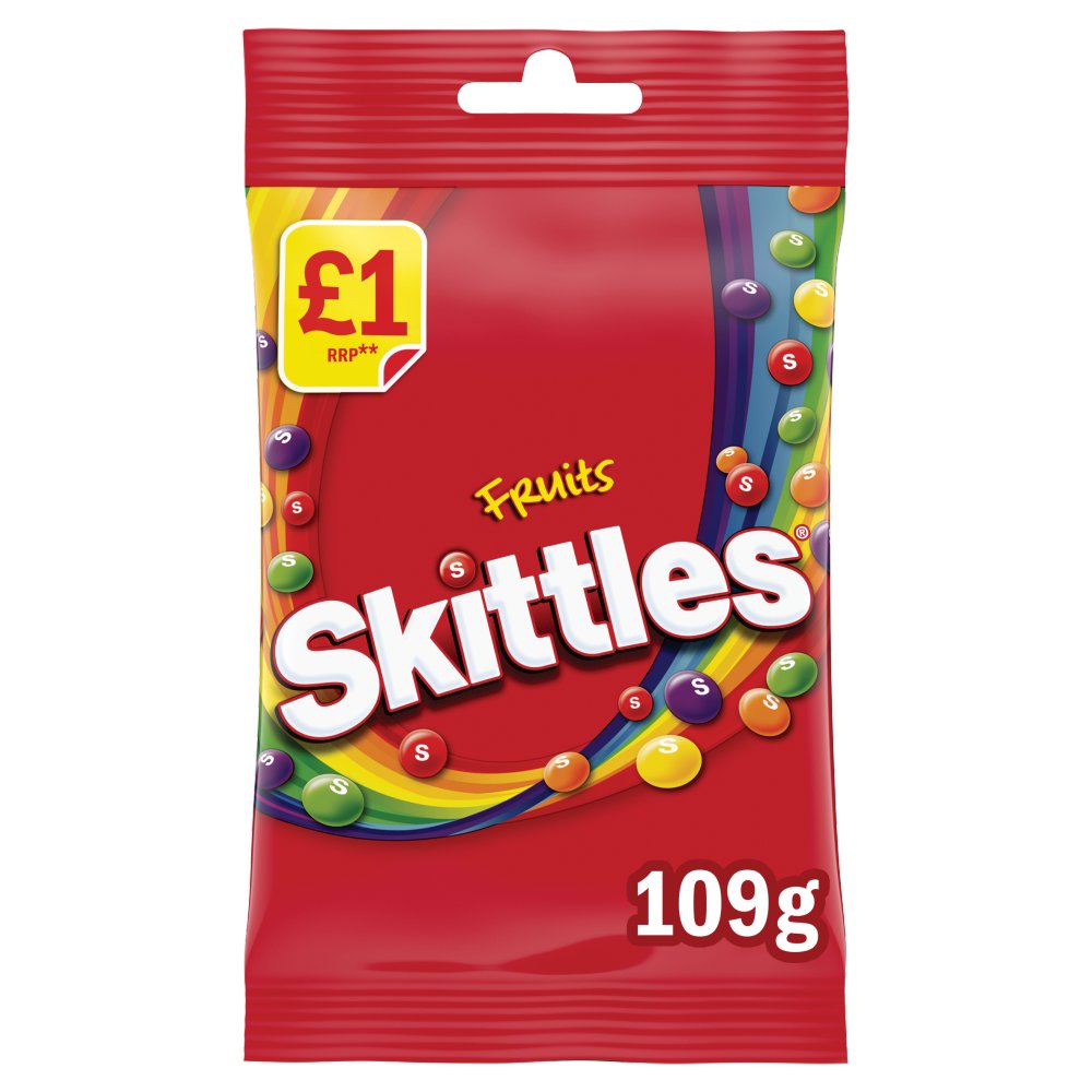 Skittles Fruits Bag 109g PMP £1