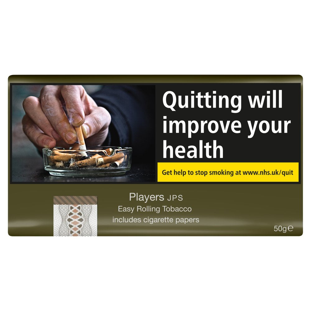 Players Easy Rolling Tobacco Include Cigarette Papers 50g
