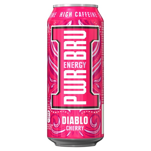 PWR-BRU Energy Diablo Cherry Can 500ml