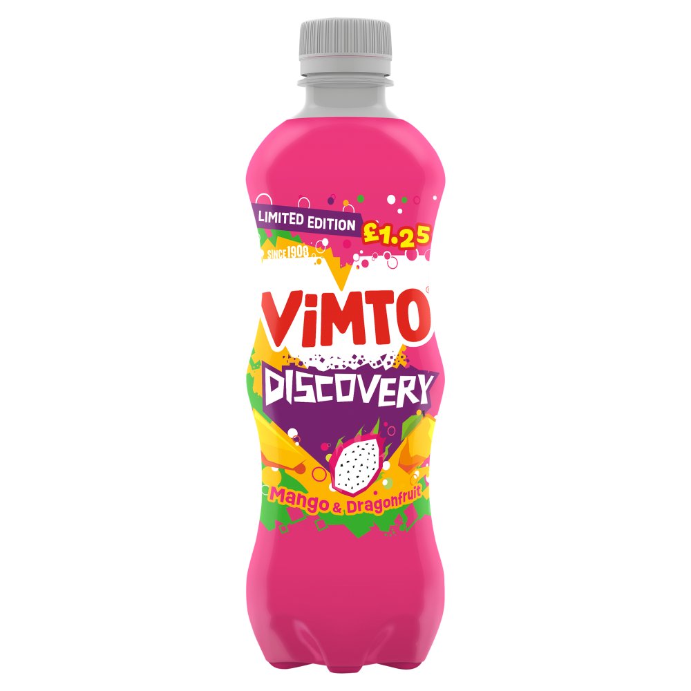 Vimto Discovery Mango And Dragonfruit 500ml