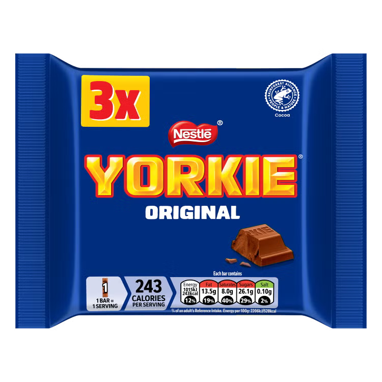 Nestlé Yorkie Original 3-Pack Multipack 138g