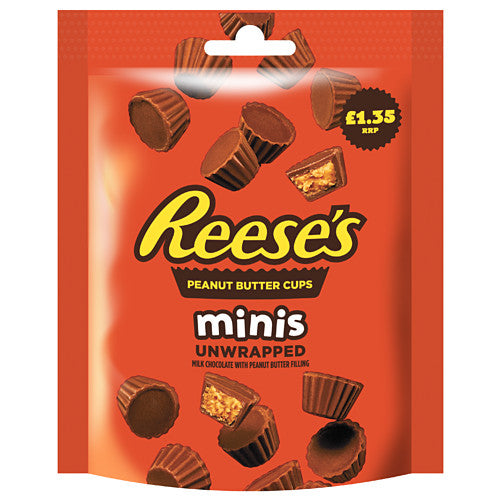 Reese’s Peanut Butter Cups Bag 135g PMP £1.35