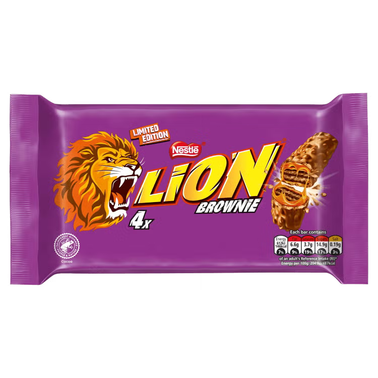 Nestlé Lion Brownie 4-Pack Multipack 120g