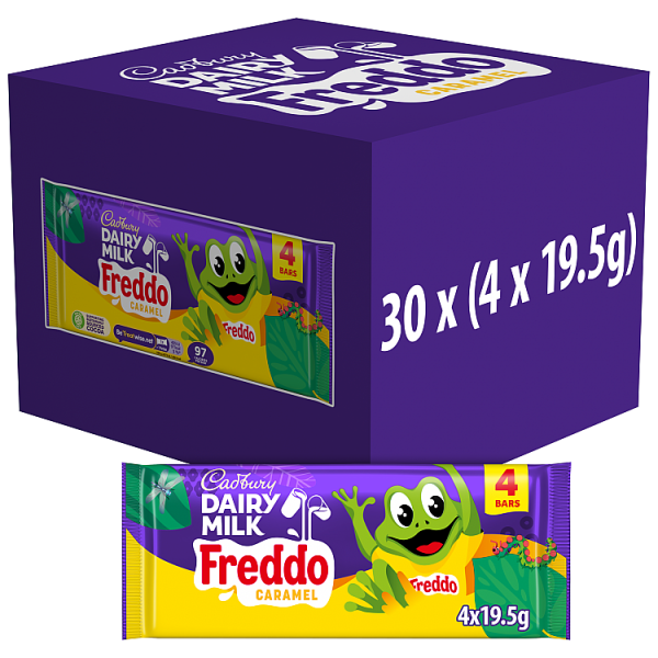Cadbury Dairy Milk Freddo Caramel 4-Pack Multipack 78g