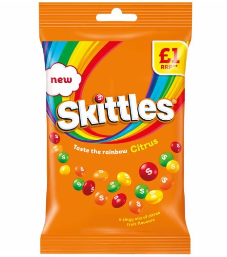 Skittles Citrus Bag 100g PMP £1