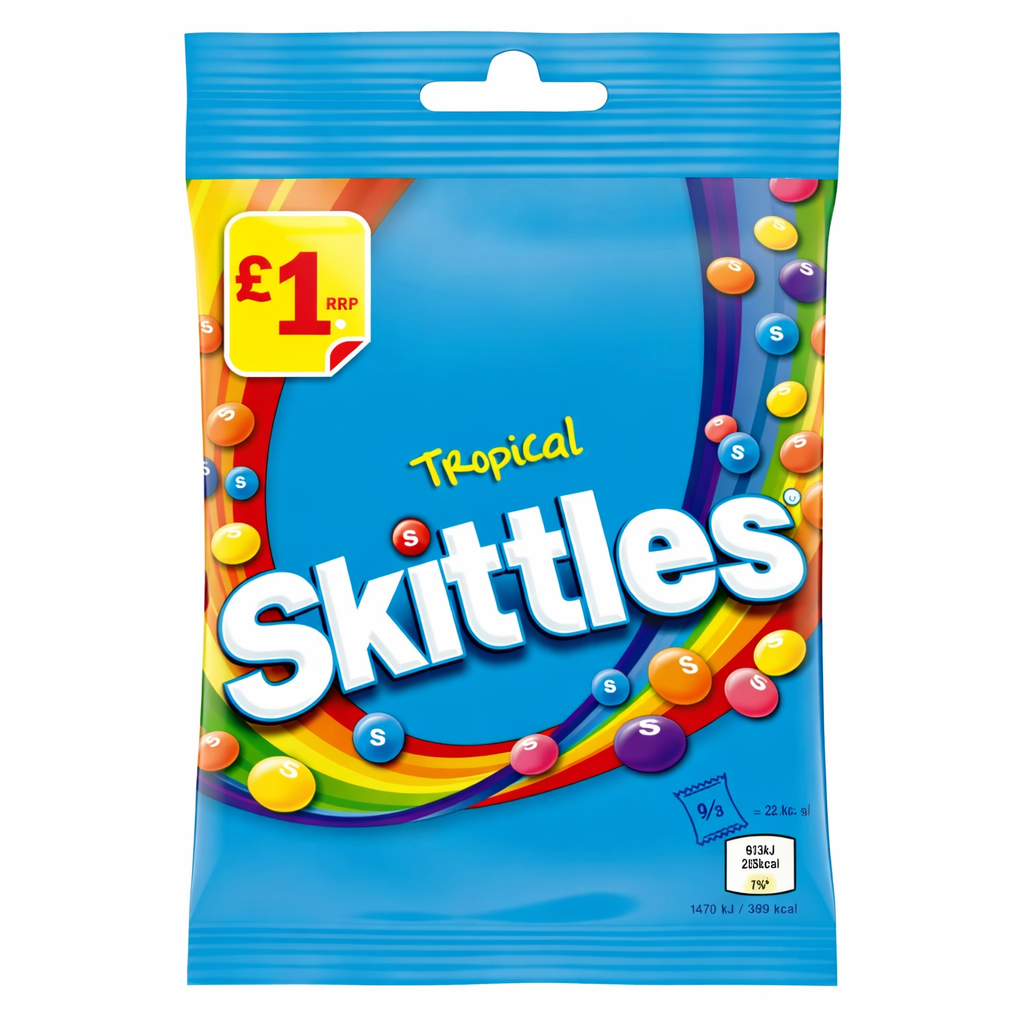 Skittles Tropical Bag 100g PMP £1
