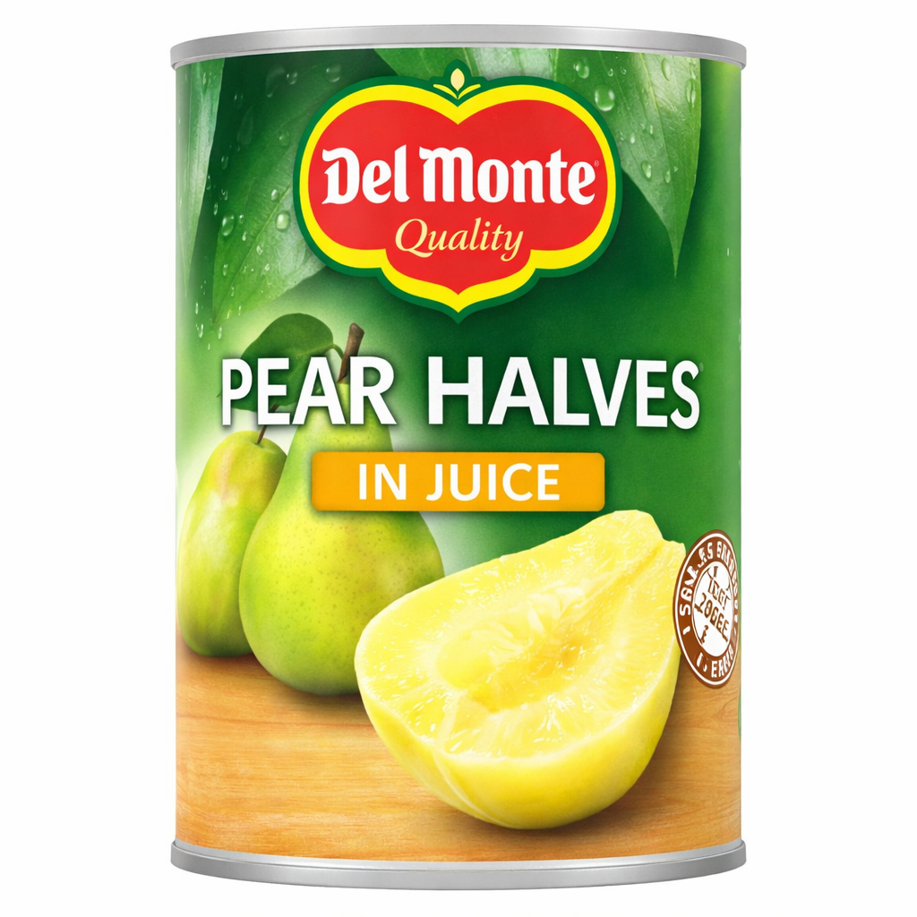 Dell Monte Pear Halves In Juice 425g