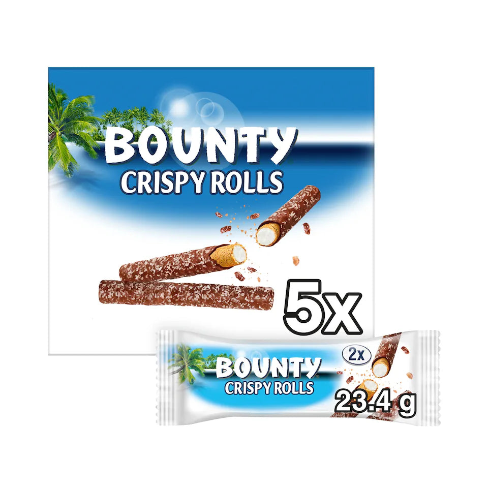 Bounty Crispy Rolls 5-Pack Multipack 117g