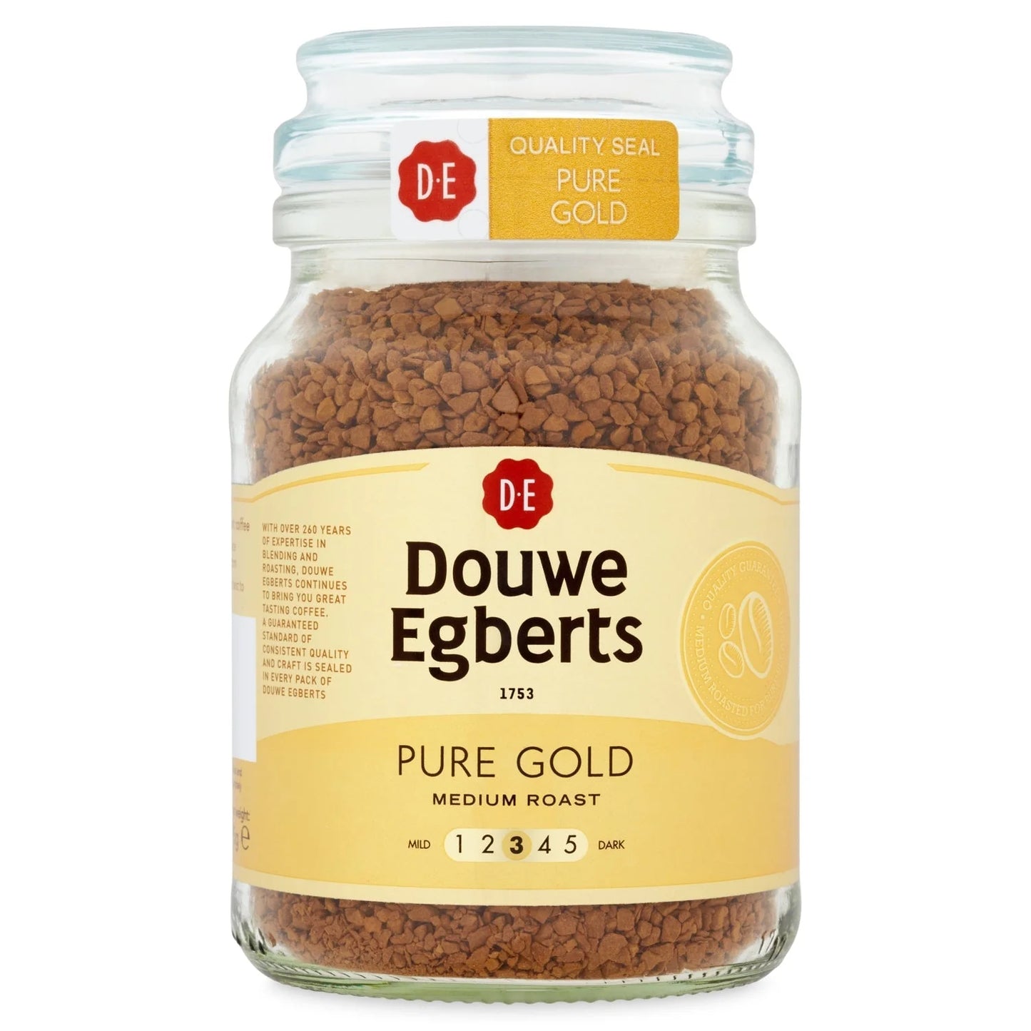 D.E Douwe Egberts Pure Gold Medium Roast 95g