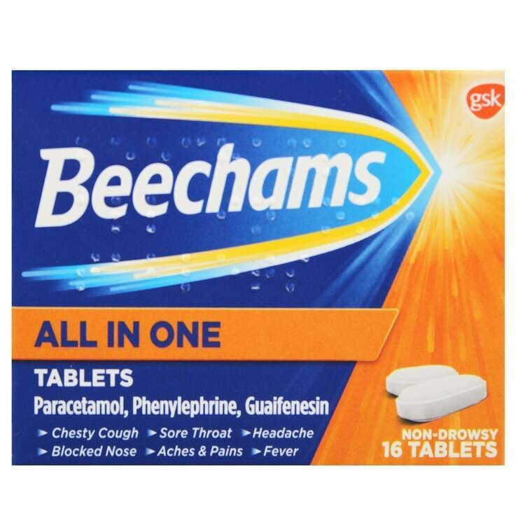 Beachams All In One (16 Tablets)