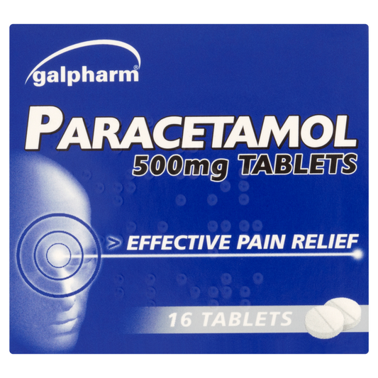 Galpharm Paracetamol (16x500mg Tablets)
