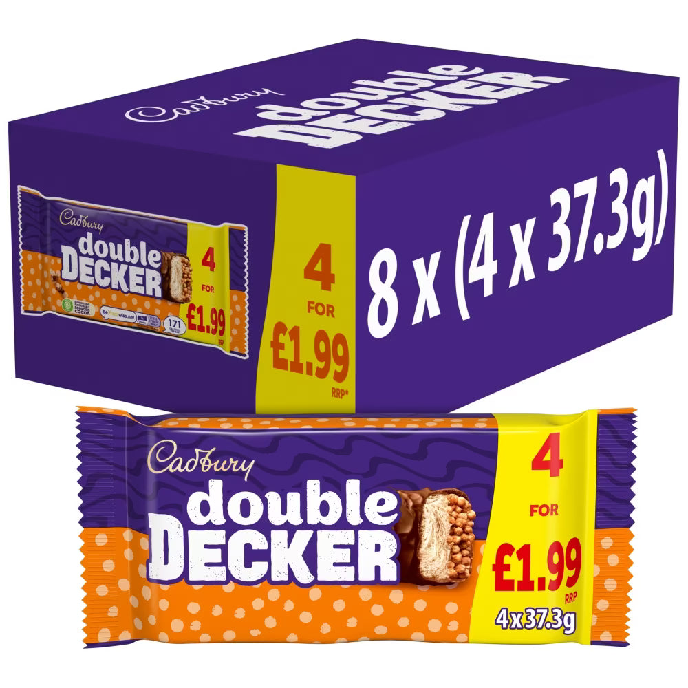 Cadbury Double Decker 4-Pack Multipack 149.2g