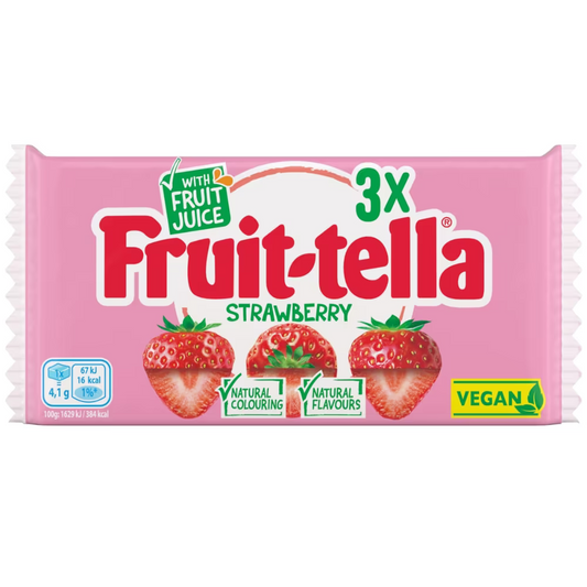 Fruitella Strawberry 3-Pack Multipack 123g