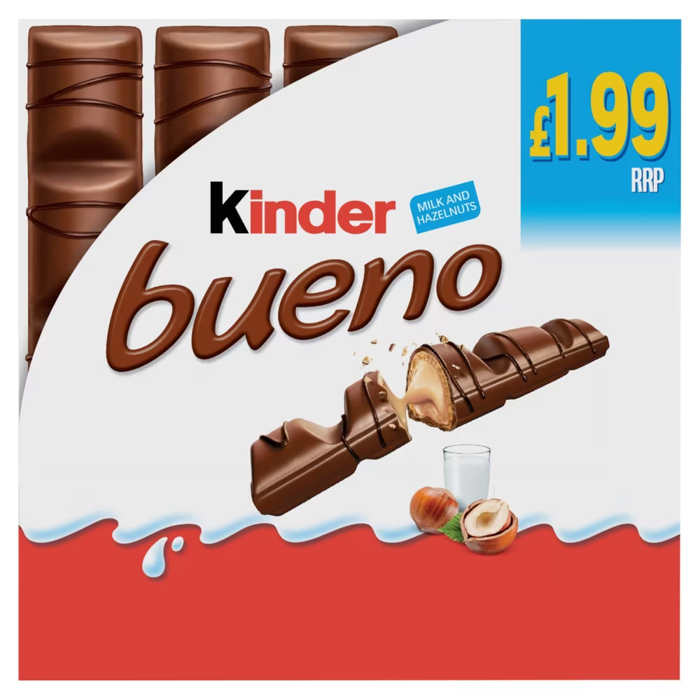 Kinder Bueno Milk & Hazelnut 5-Pack Multipack 107.5g