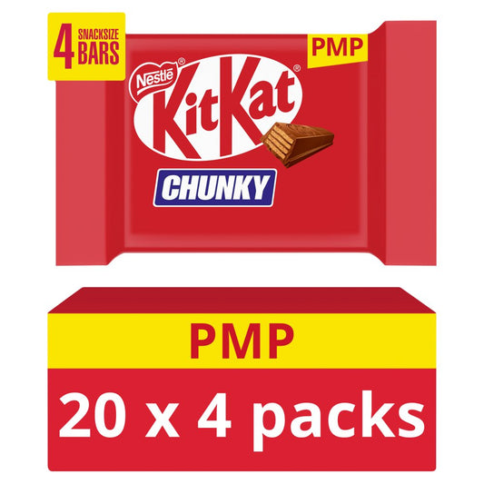 Nestlé KitKat Chunky 4-Pack Multipack 128g