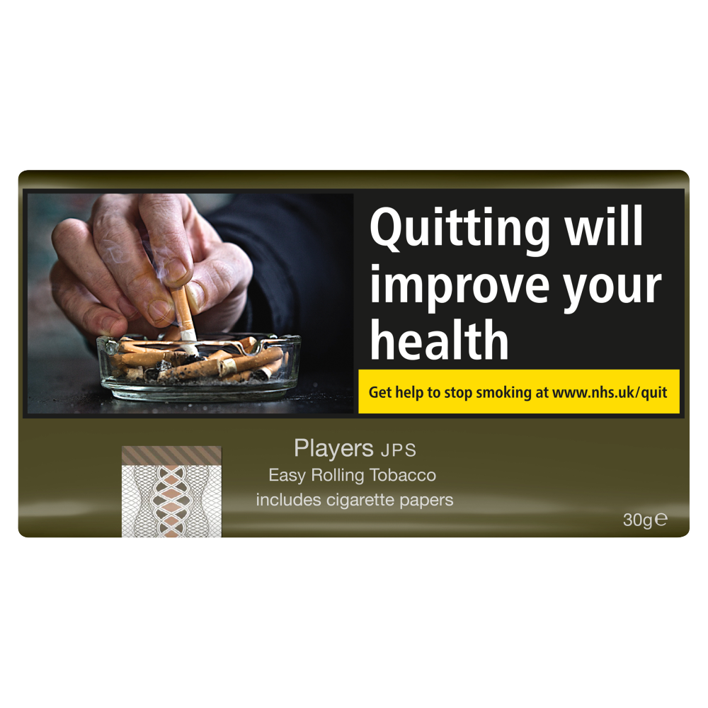 Players Easy Rolling Tobacco Include Cigarette Paper 30g