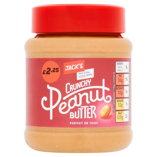 Jack Crunchy Peanut Butter 340g