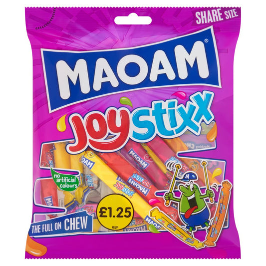 Maoam Joystixx Bag 125g PMP £1.25