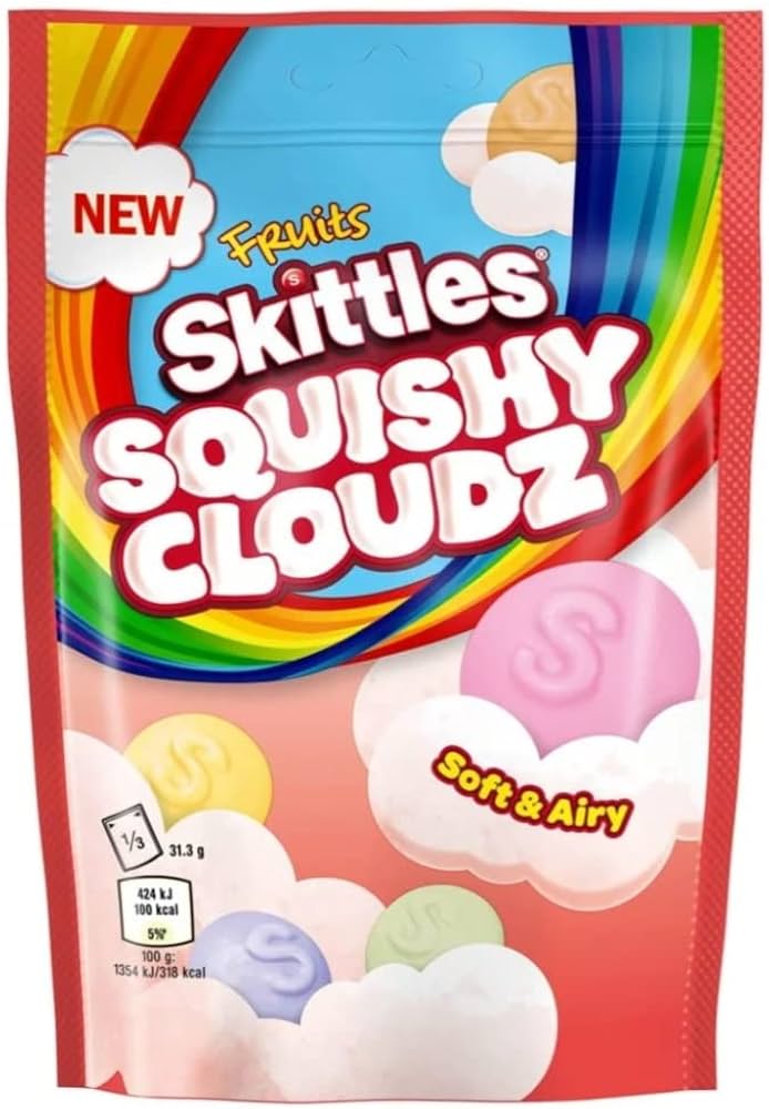 Skittles Squishy Cloud Bag 100g PMP £1