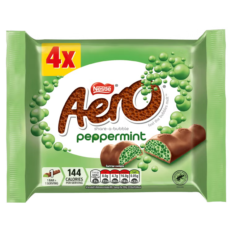 Nestlé Aero Peppermint 4-Pack Multipack 108g