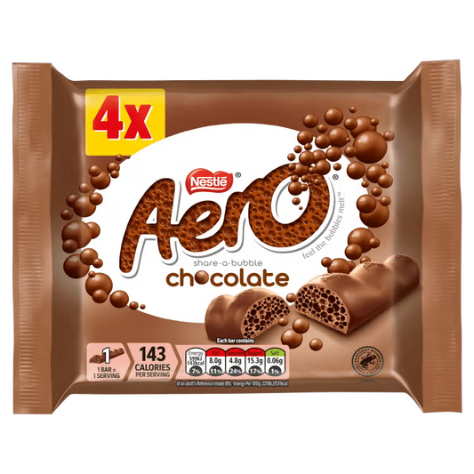 Nestlé Aero Chocolate 4-Pack Multipack 108g