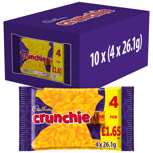 Cadbury Crunchie 4-Pack Multipack 104.4g