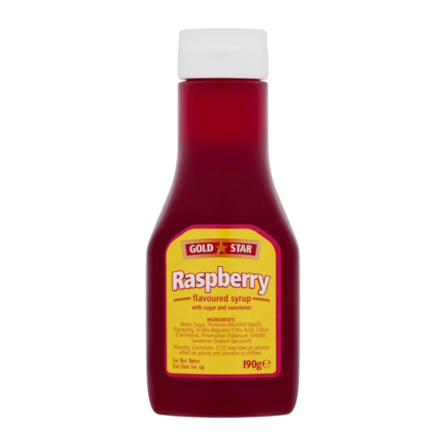 Gold Star Raspberry Syrup Flavour 190g
