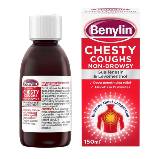 Benylin Adult Chesty Cough Syrup (Bottle) 150ml