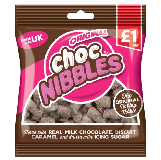 Original Choc Nibbles Chocolate Bag 100g PMP £1