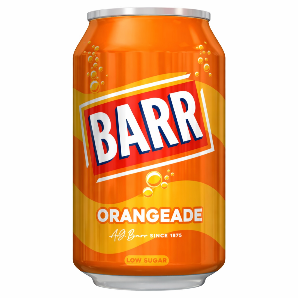 Barr Orangeade No Sugar Can 330ml