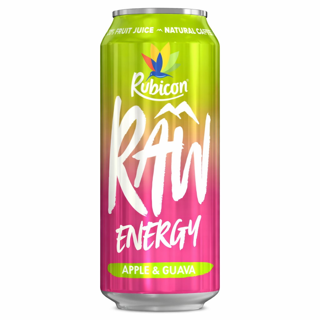 Rubicon Raw Energy Apple & Guava Can 500ml