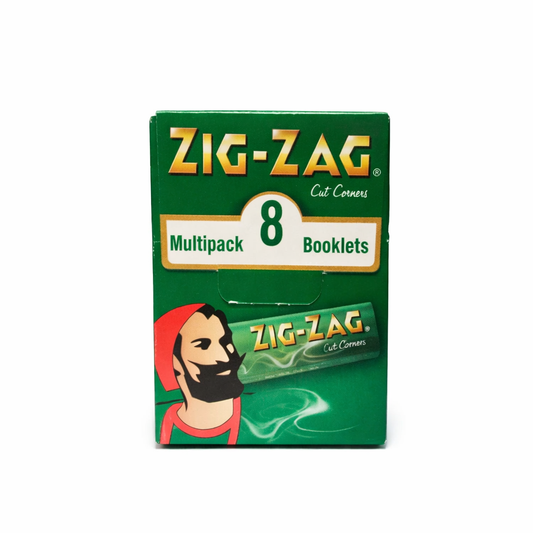 Zig Zag Green Multipak (Pack of 8)
