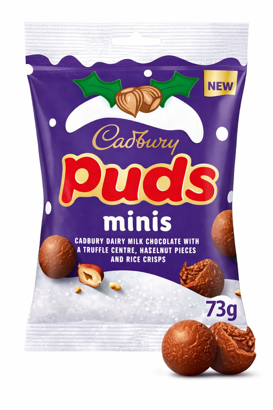 Cadbury Mini Puds Chocolate Bag 73g