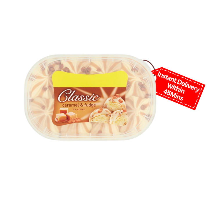 Classic caramel and fudge ice cream 900 ML