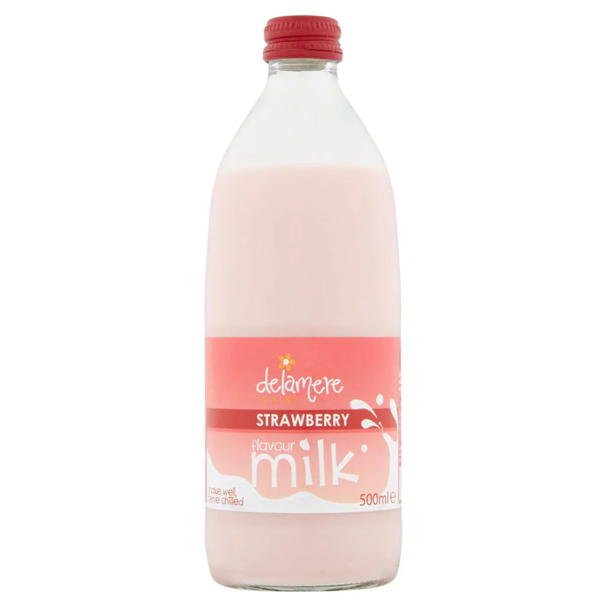 Delamere Strawberry Flavoured Milk 500ml