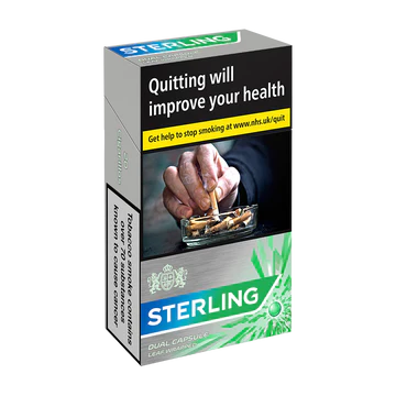 Sterling Cigralo Dual Capsule Leaf Wrapped Green 20 Pack