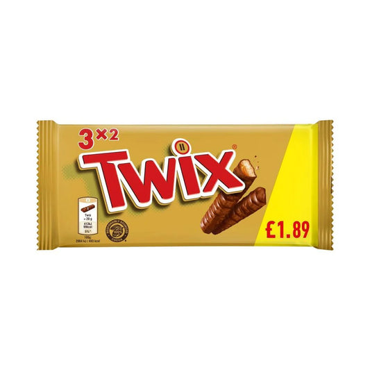 Twix 3-Pack Multipack 120g