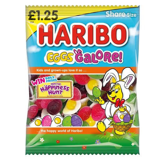 Haribo Eggs Galore Bag 125g PMP £1.25