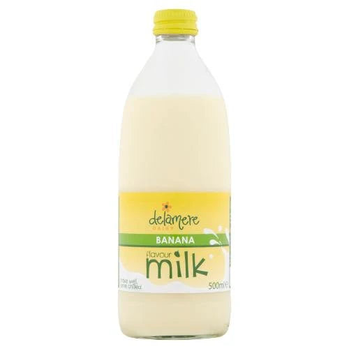 Delamere Banana Flavoured Milk 500ml