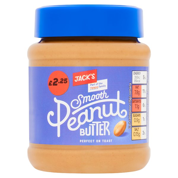 Jack Smooth Peanut Butter 340g