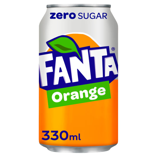 Fanta Orange Zero Can 330ml