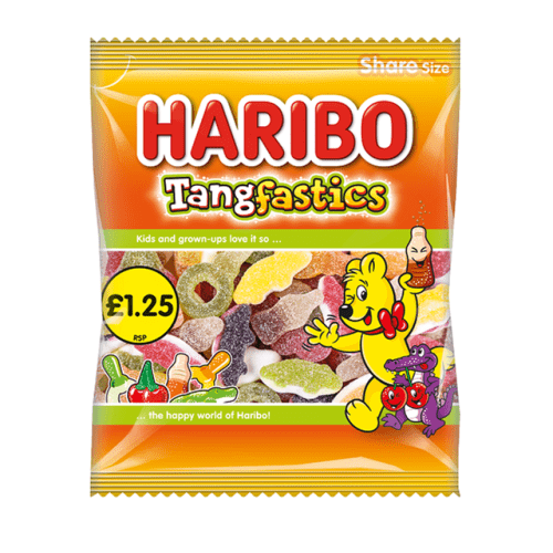 Haribo Tangfastics Bag 125g PMP £1.25