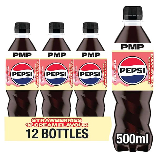 Pepsi Strawberries and Cream Flavour 500ml