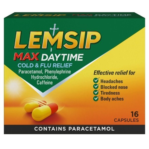 Lempsip Max Daytime Cold and Flu Relief